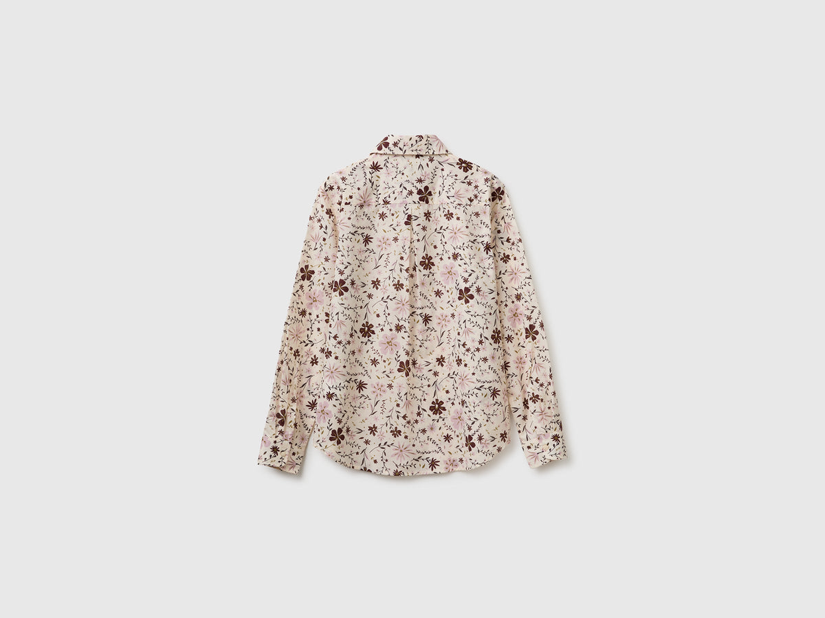 Camicia fantasia a manica lunga