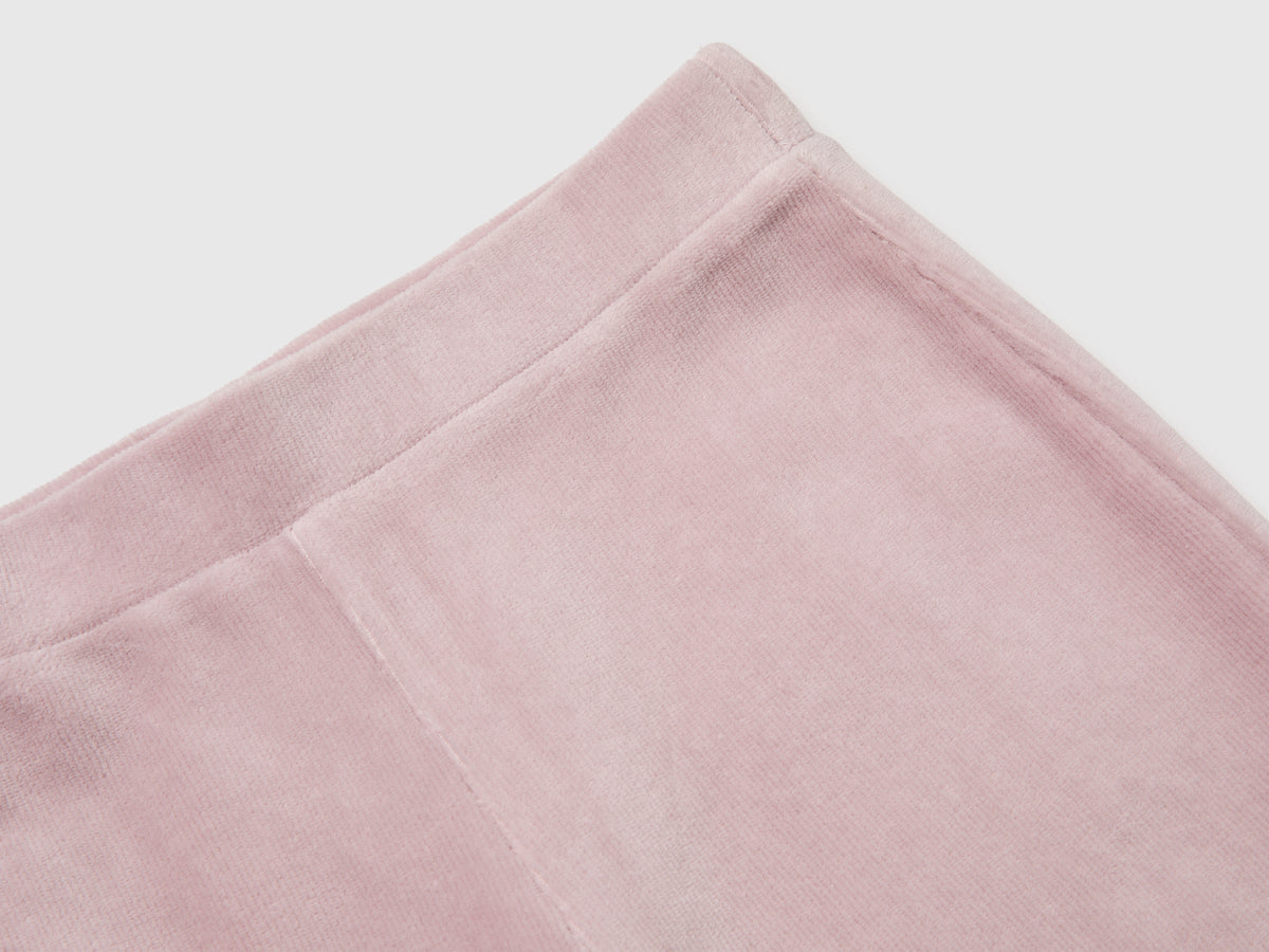 Pantaloni ampi in ciniglia