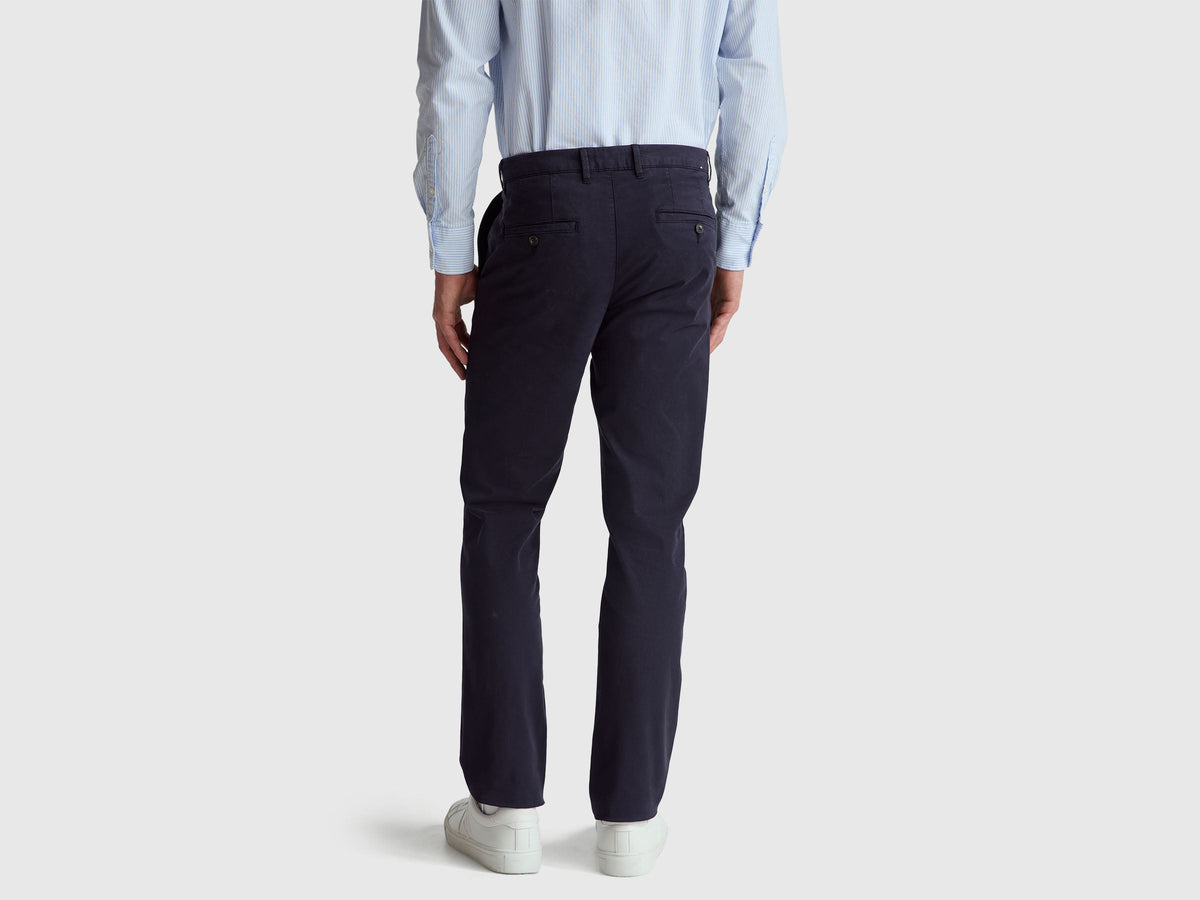 Chino slim fit blu scuro