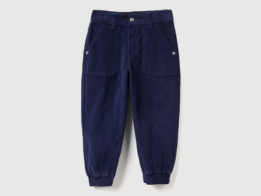 Pantaloni in velluto stretch