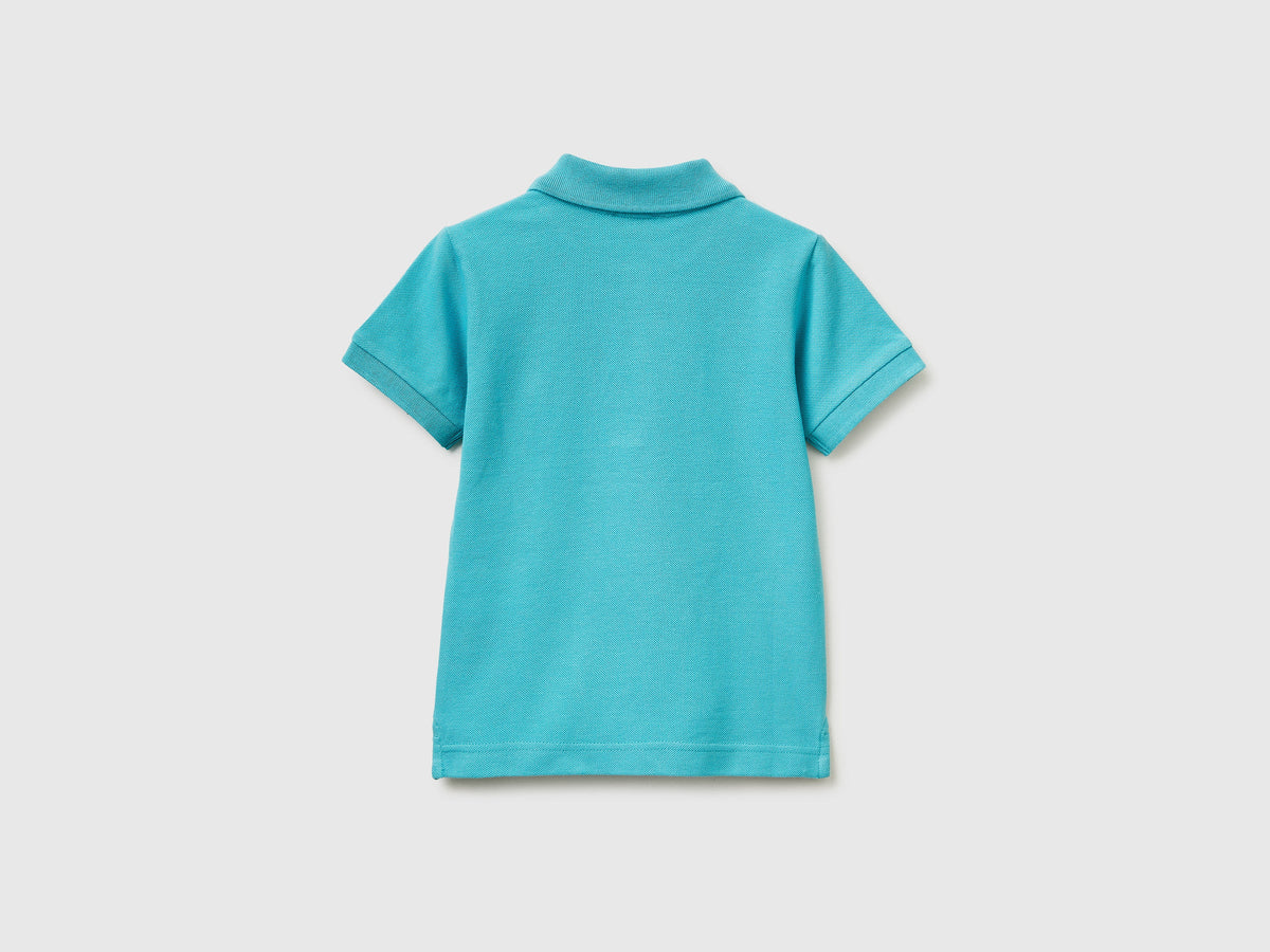 Polo manica corta in puro cotone