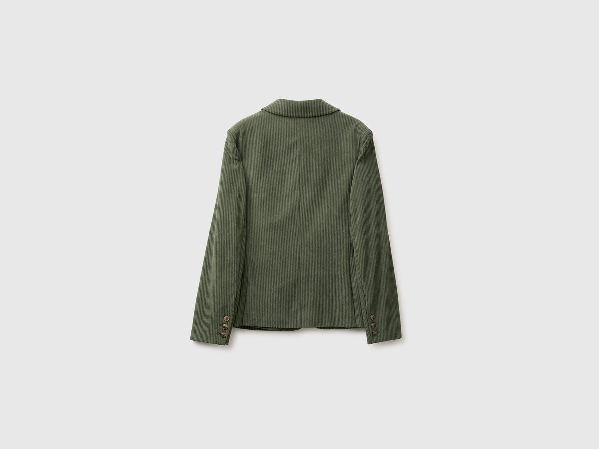 Blazer in velluto a costine