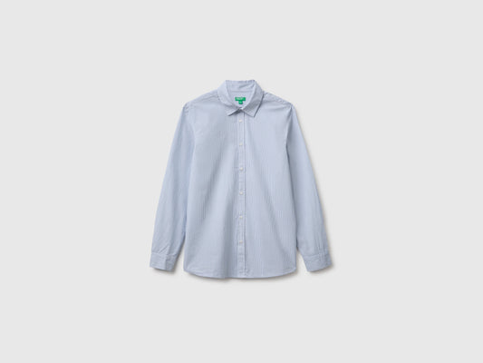 Camicia a righe 100% cotone