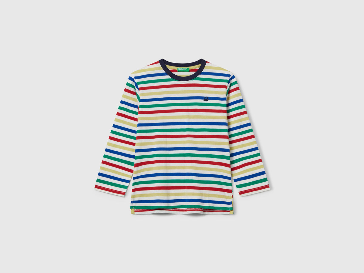 T-shirt manica lunga a righe