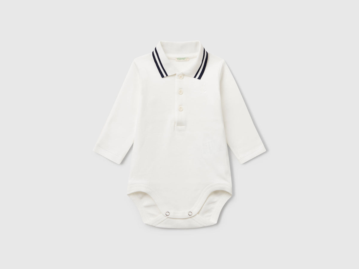 Body a polo in cotone