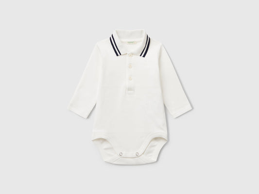 Body a polo in cotone