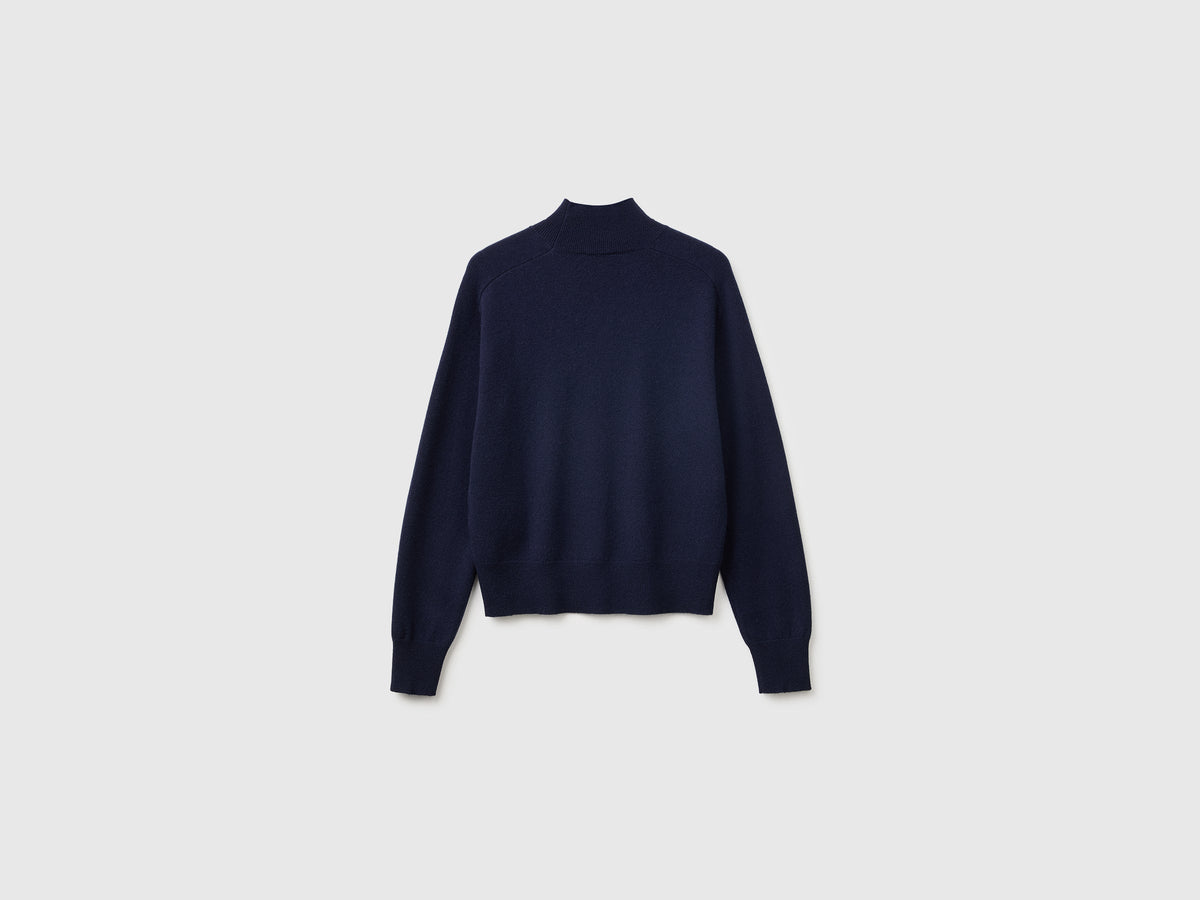 Maglia dolcevita in misto cashmere