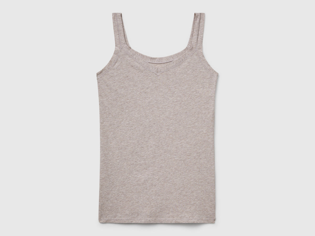 Canotta in cotone super stretch