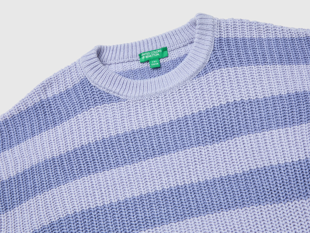 Maglia a righe bicolor