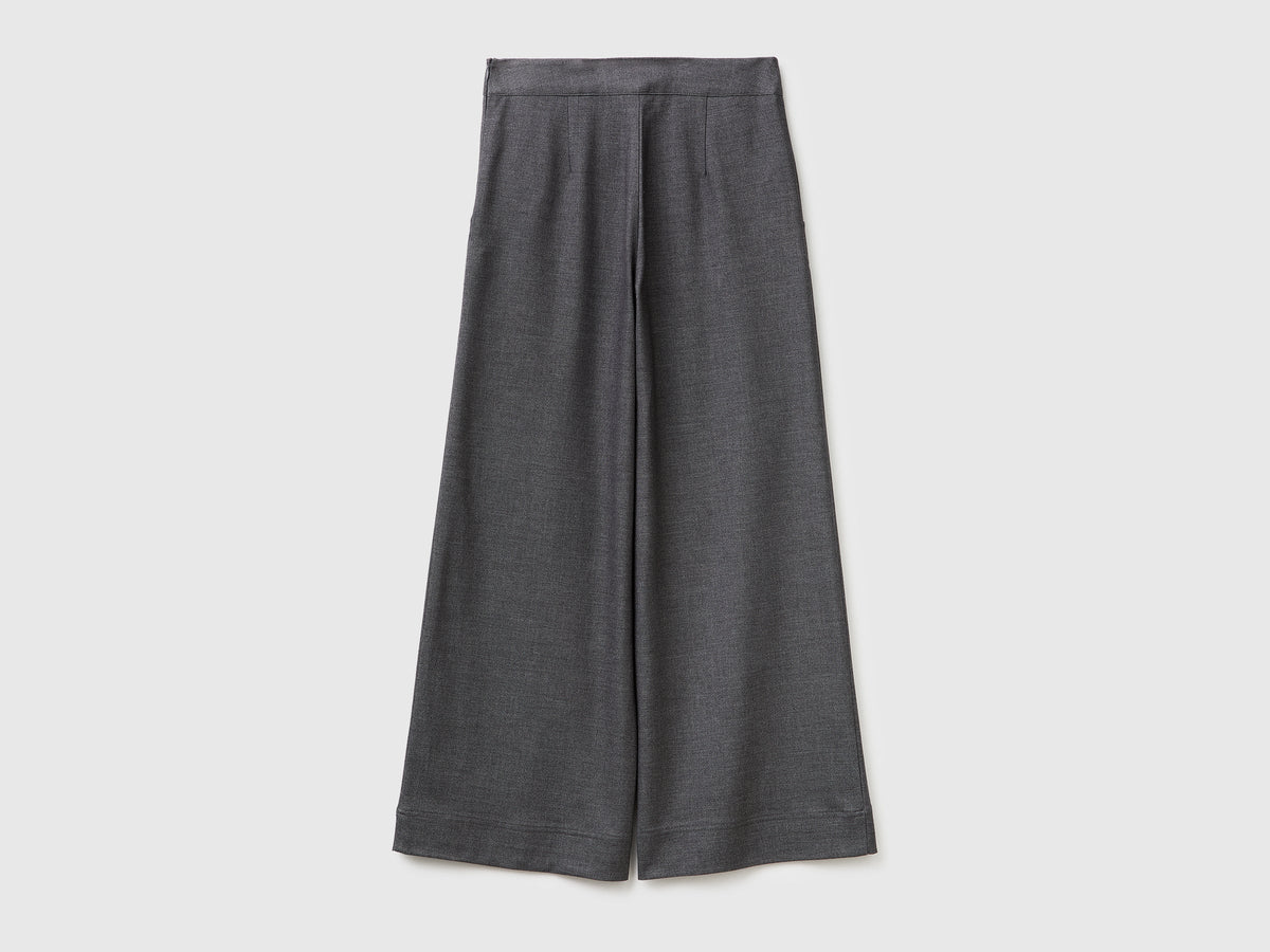 Pantaloni a vita alta con bottoni