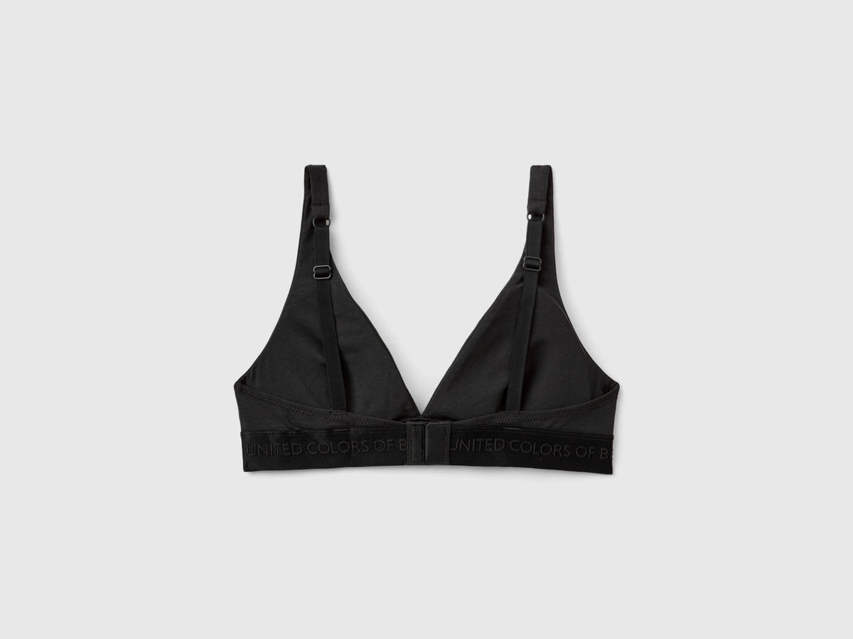 Reggiseno a triangolo in cotone stretch