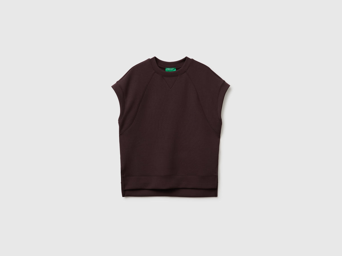 Top fluido con spacchi