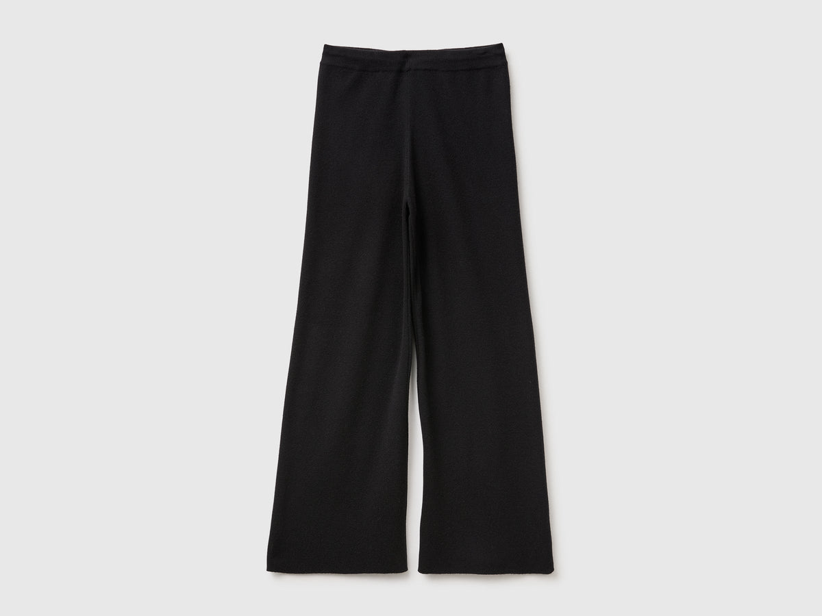 Pantaloni in maglia di misto cashmere