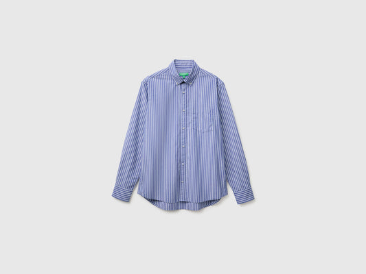 Camicia regular fit a righe