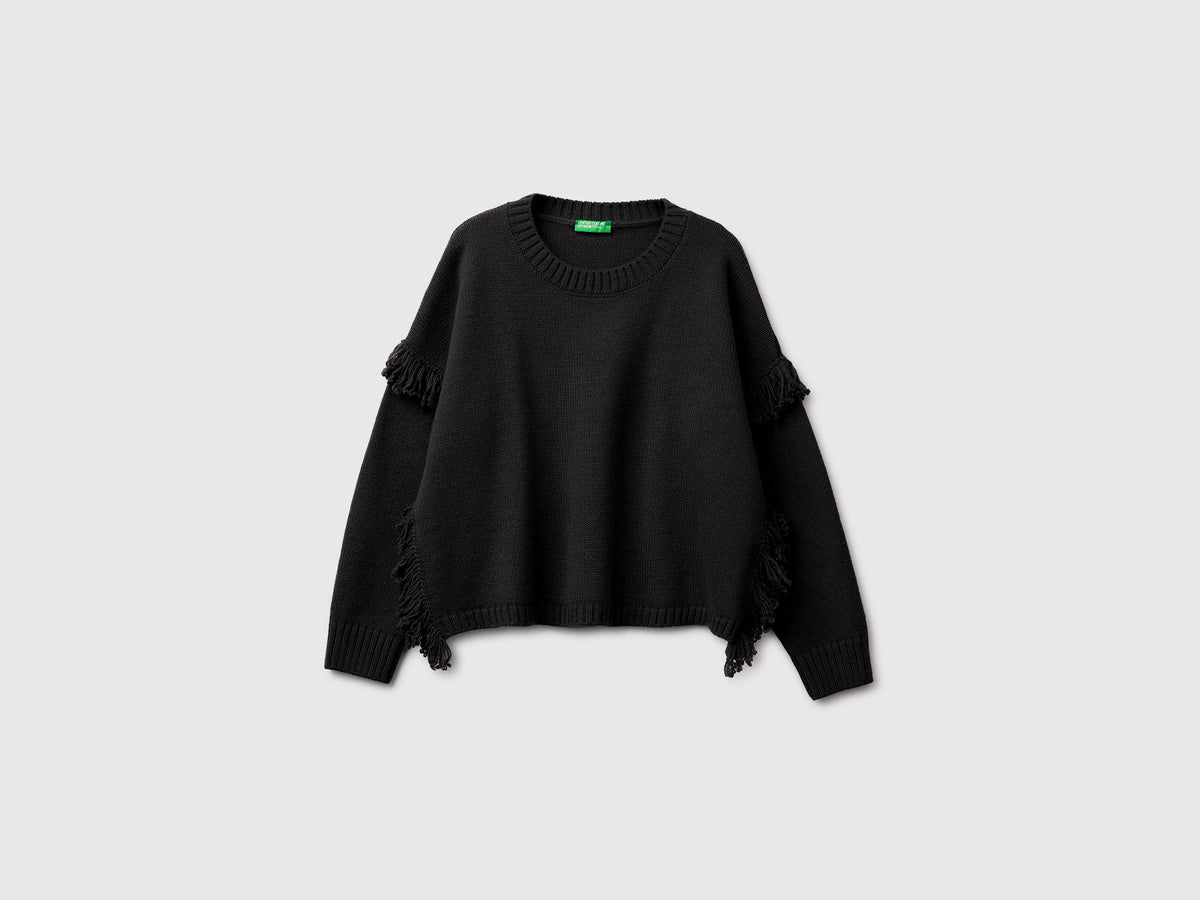 Maglione con frange