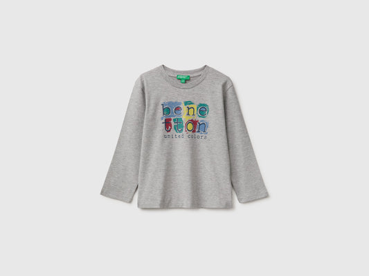 T-shirt manica lunga con stampa