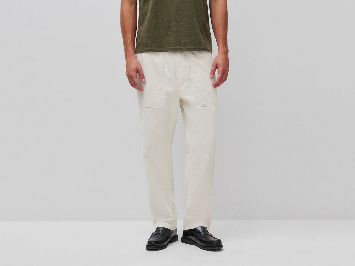 Joggers cropped in velluto
