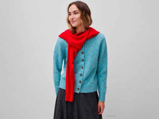 Cardigan 100% lana Shetland