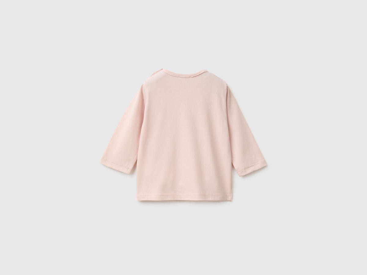 T-shirt con stampa in cotone bio