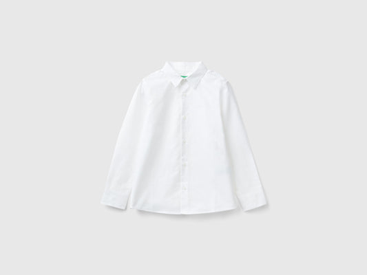 Camicia classica in puro cotone