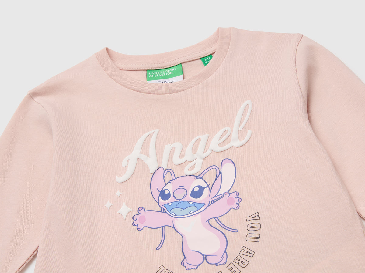 T-shirt stampa e ricamo ©Disney Lilo & Stitch