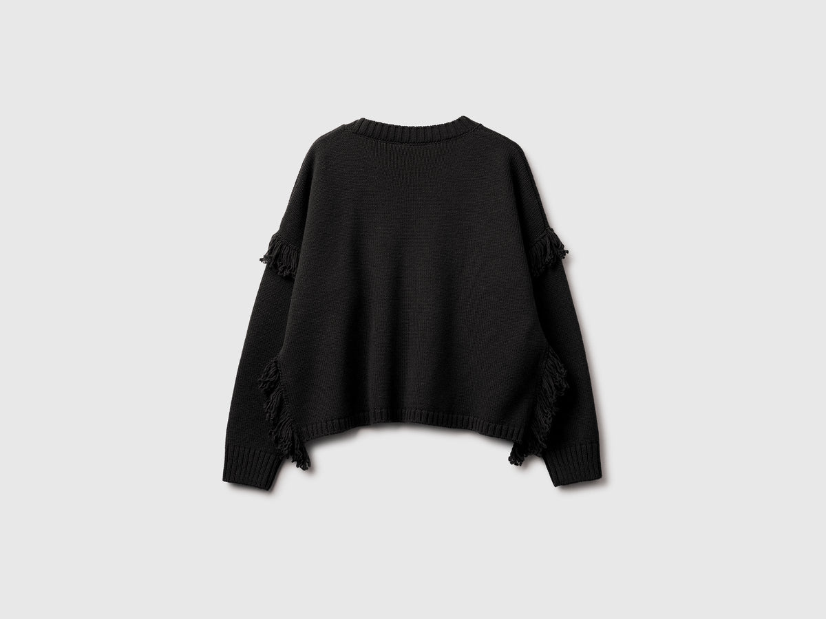 Maglione con frange