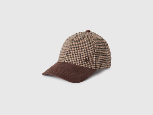 Cappellino baseball pied-de-poule