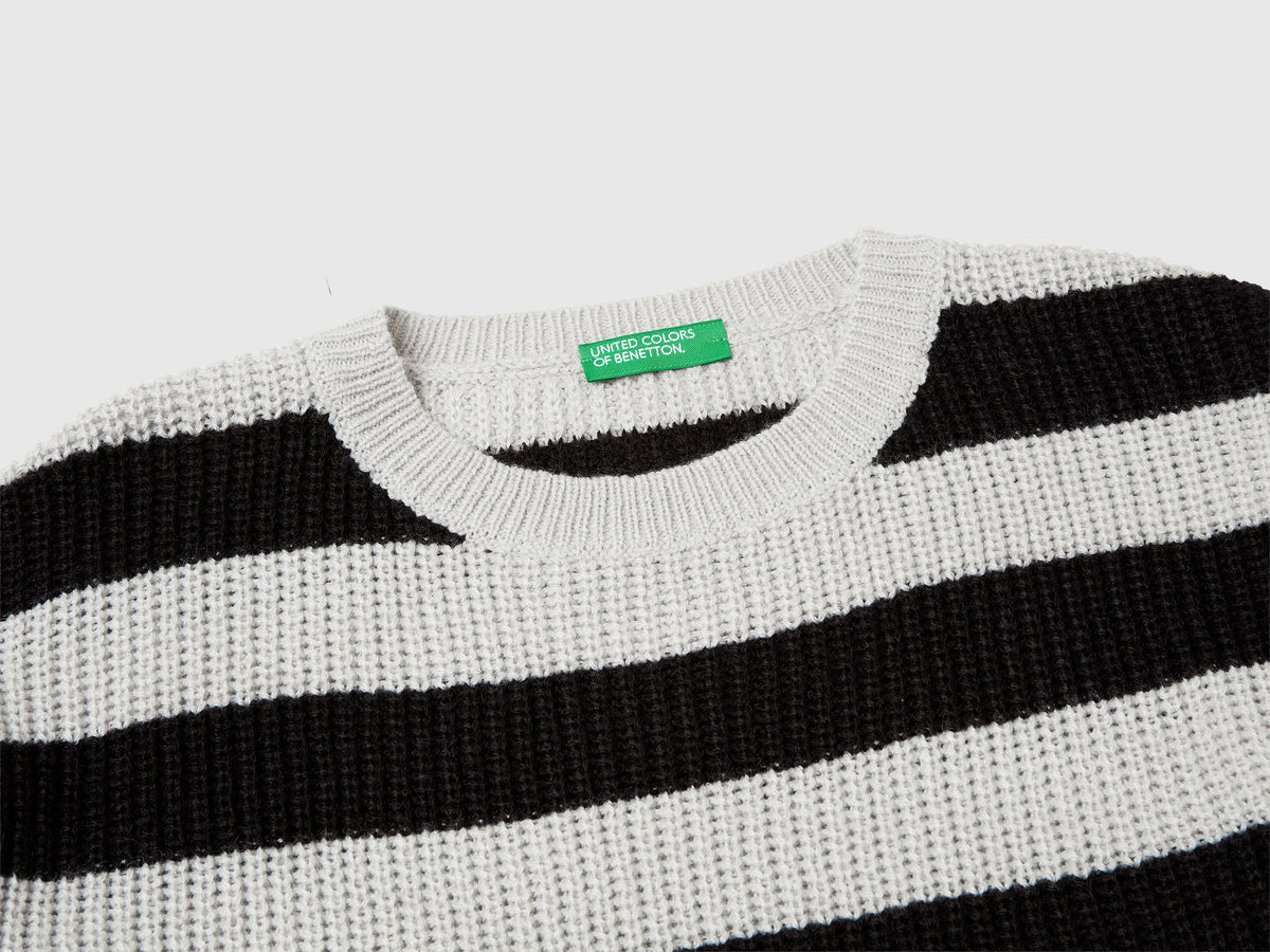 Maglione a righe