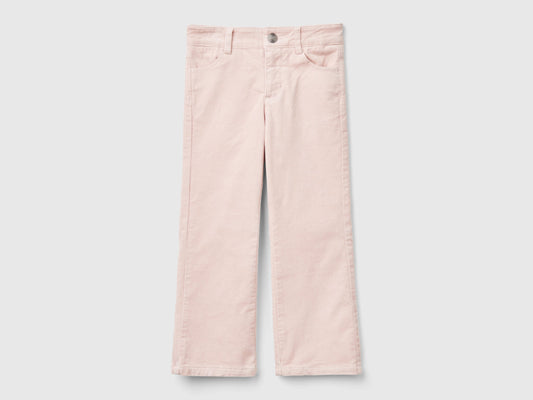 Pantaloni in velluto flare fit
