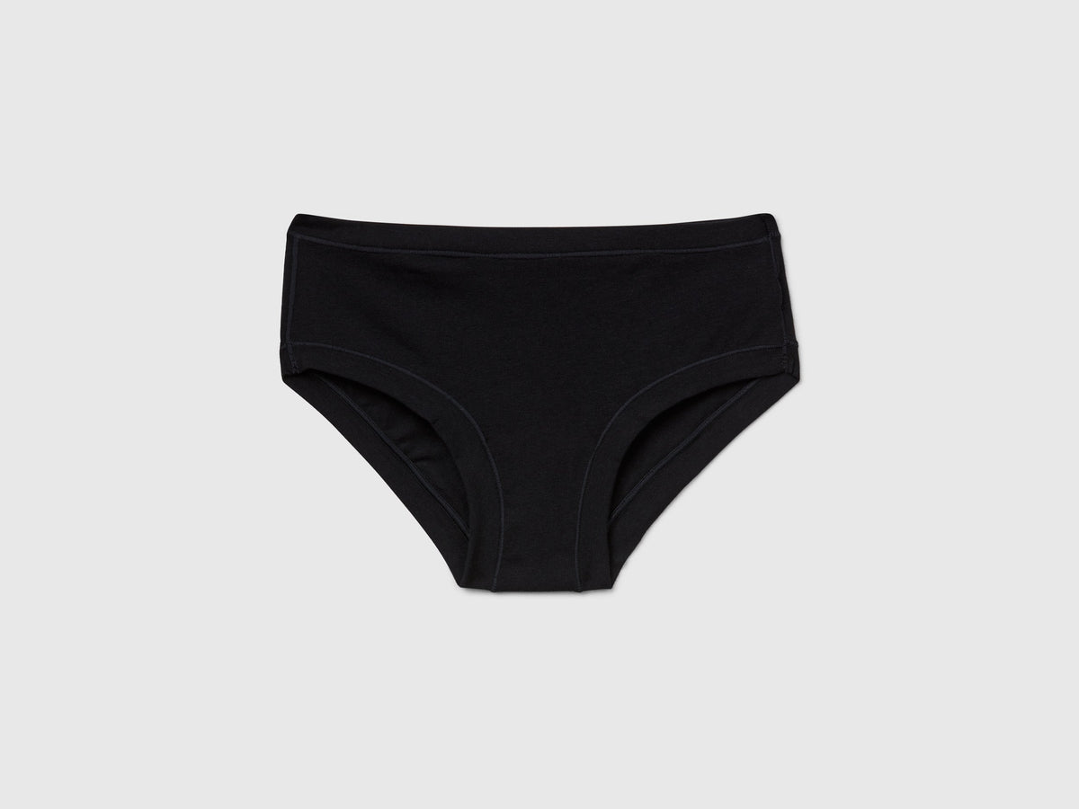 Slip fianco alto in cotone super stretch