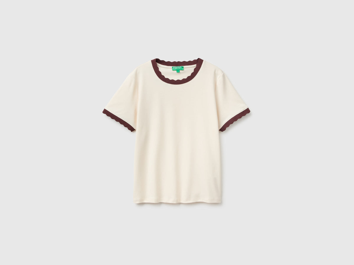 T-shirt girocollo 100% cotone
