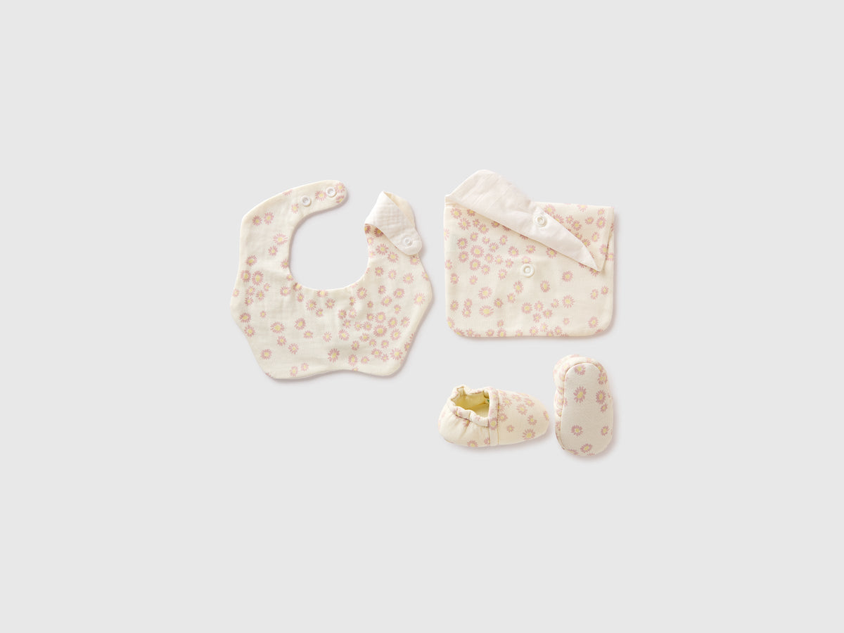 Set accessori con stampa floreale