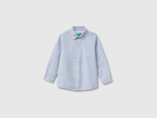 Camicia a righe 100% cotone