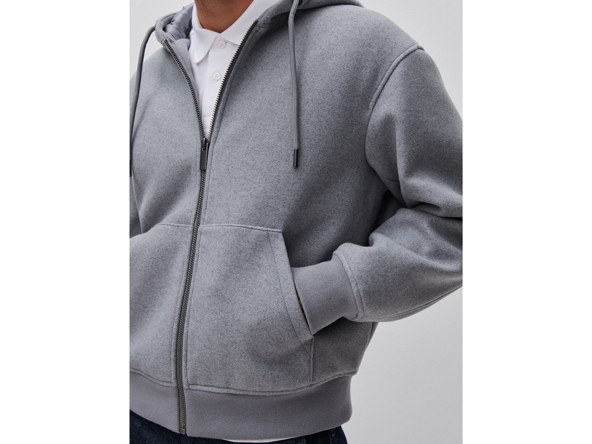 Bomber con cappuccio