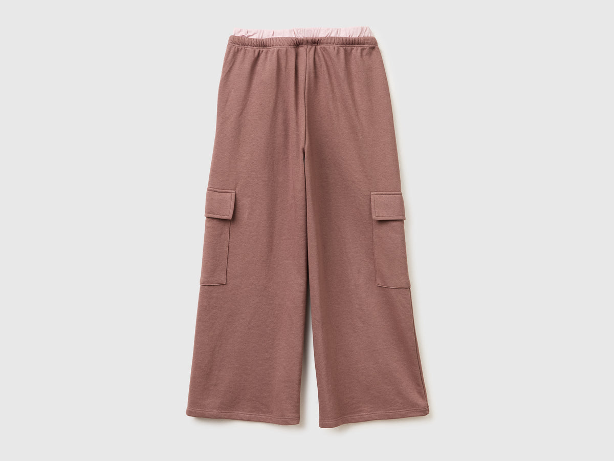 Pantaloni cargo con elastico