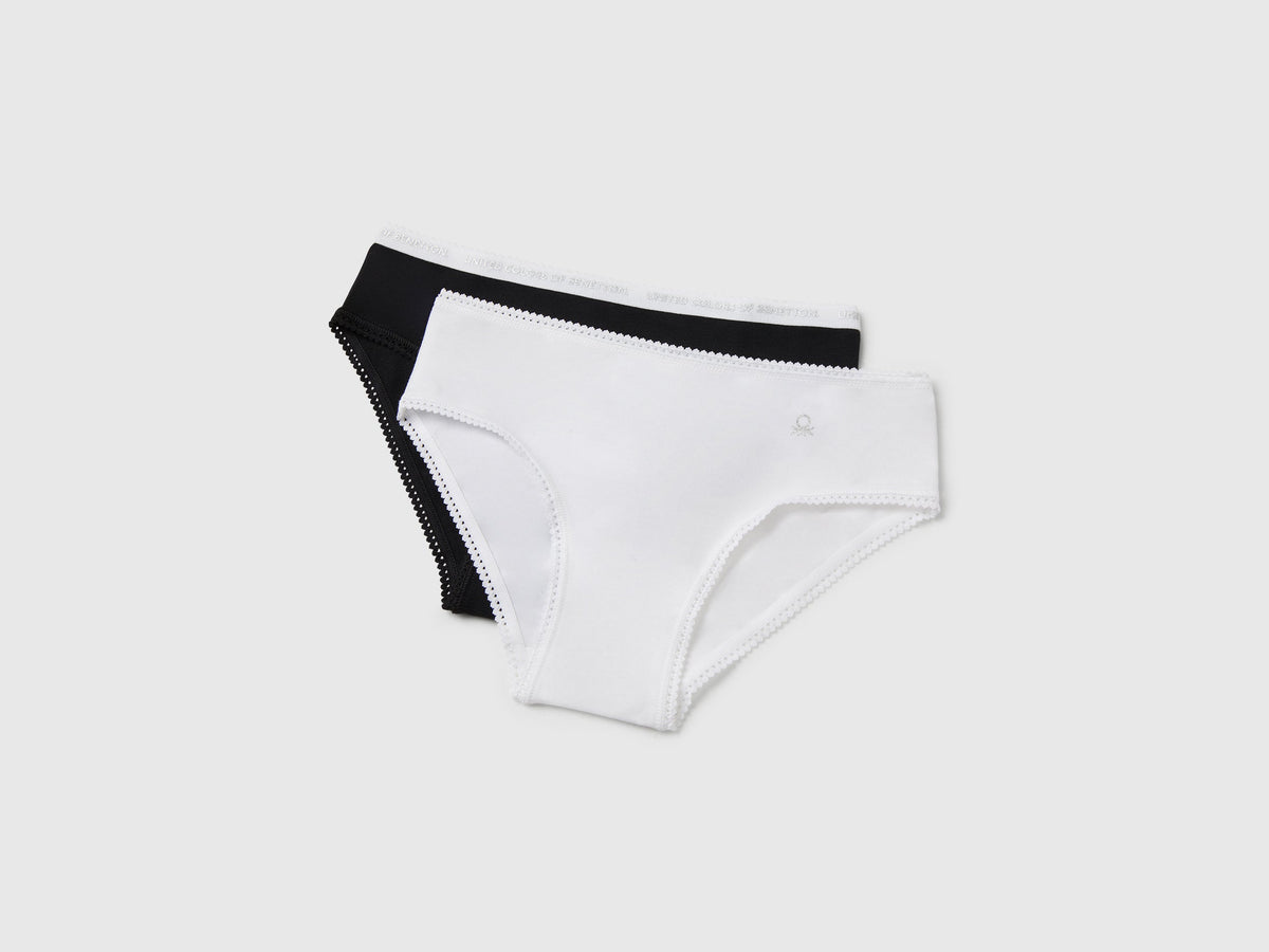 Due slip in cotone stretch