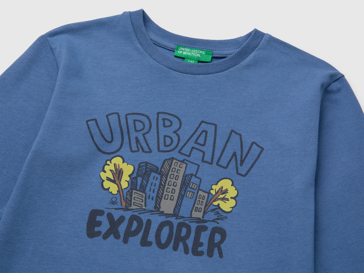 T-shirt 100% cotone bio con stampa