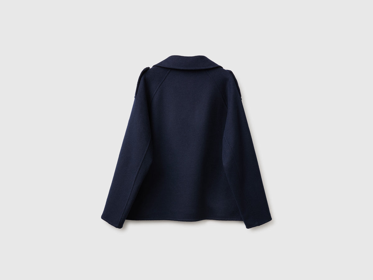 Cappotto corto doppiopetto