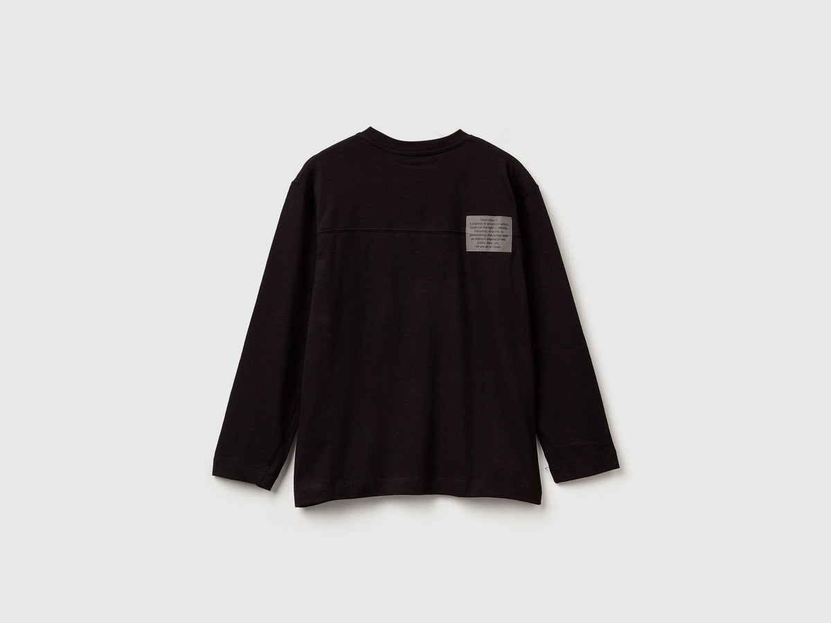 T-shirt con stampa spessorata