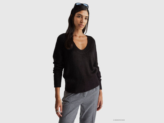 Calda maglia in misto mohair