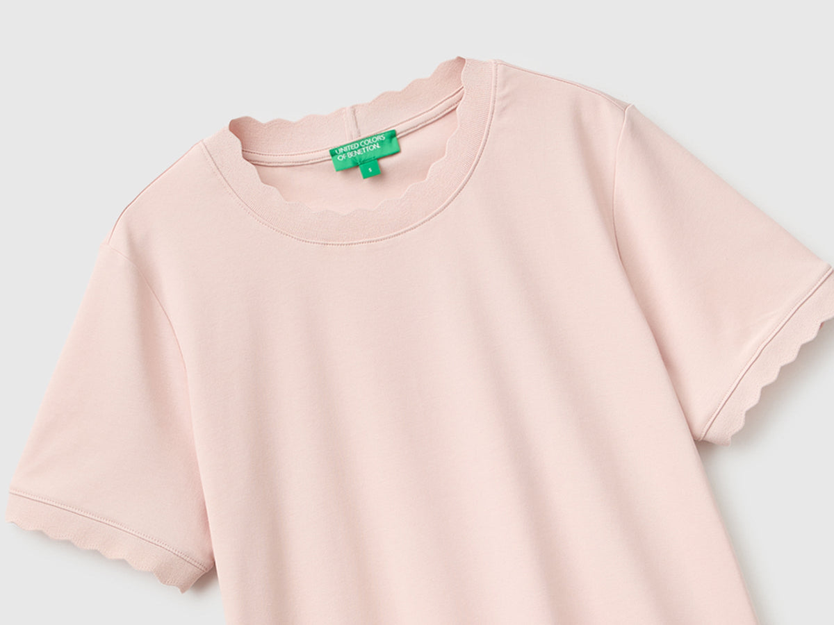T-shirt girocollo 100% cotone