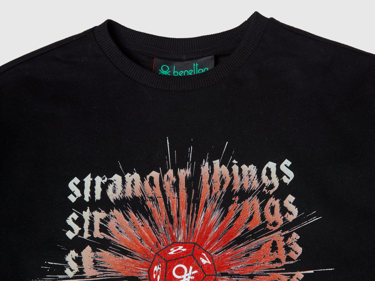 T-shirt con stampa Stranger Things