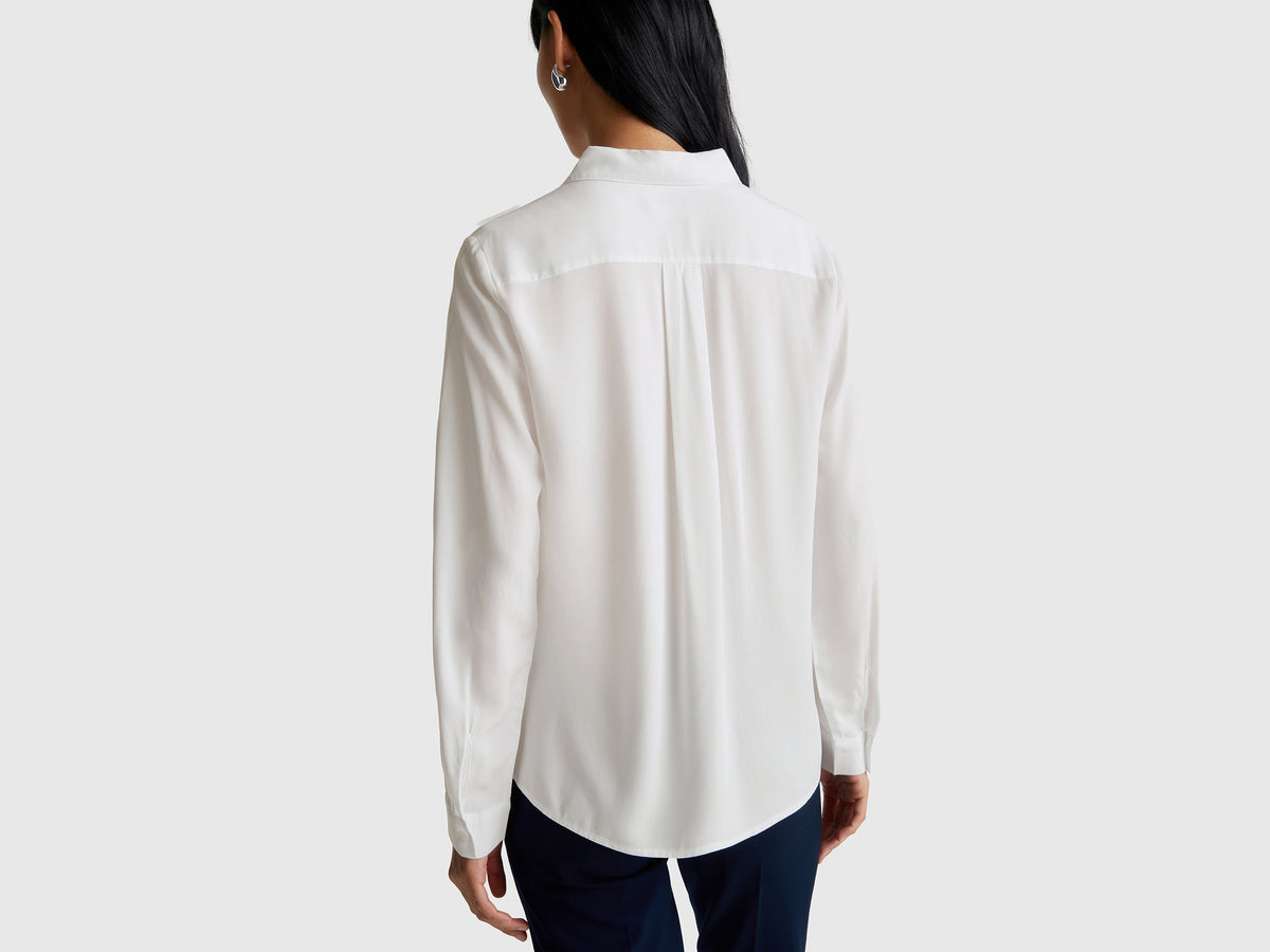 Camicia regular fit in viscosa