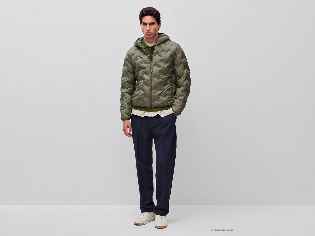 Piumino regular fit imbottito