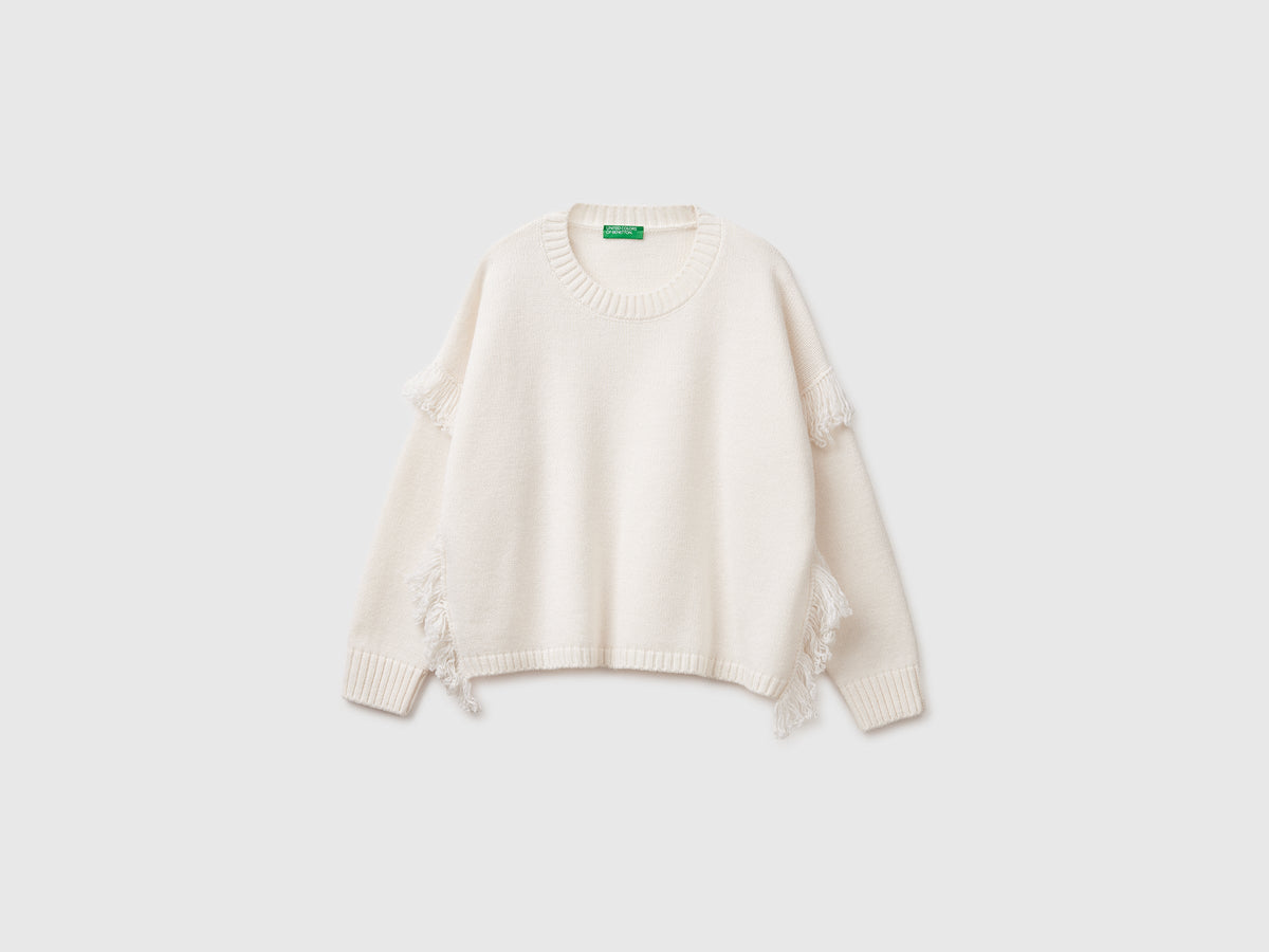Maglione con frange