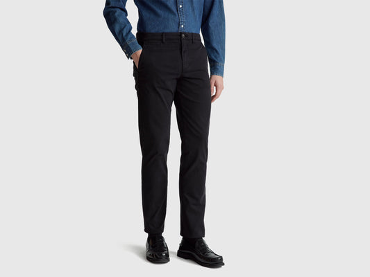 Chino slim fit neri
