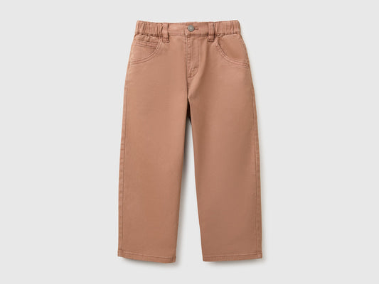 Pantaloni in cotone stretch