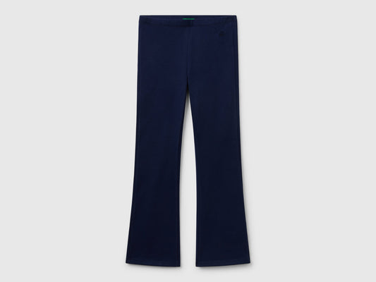Leggings a zampa in cotone stretch
