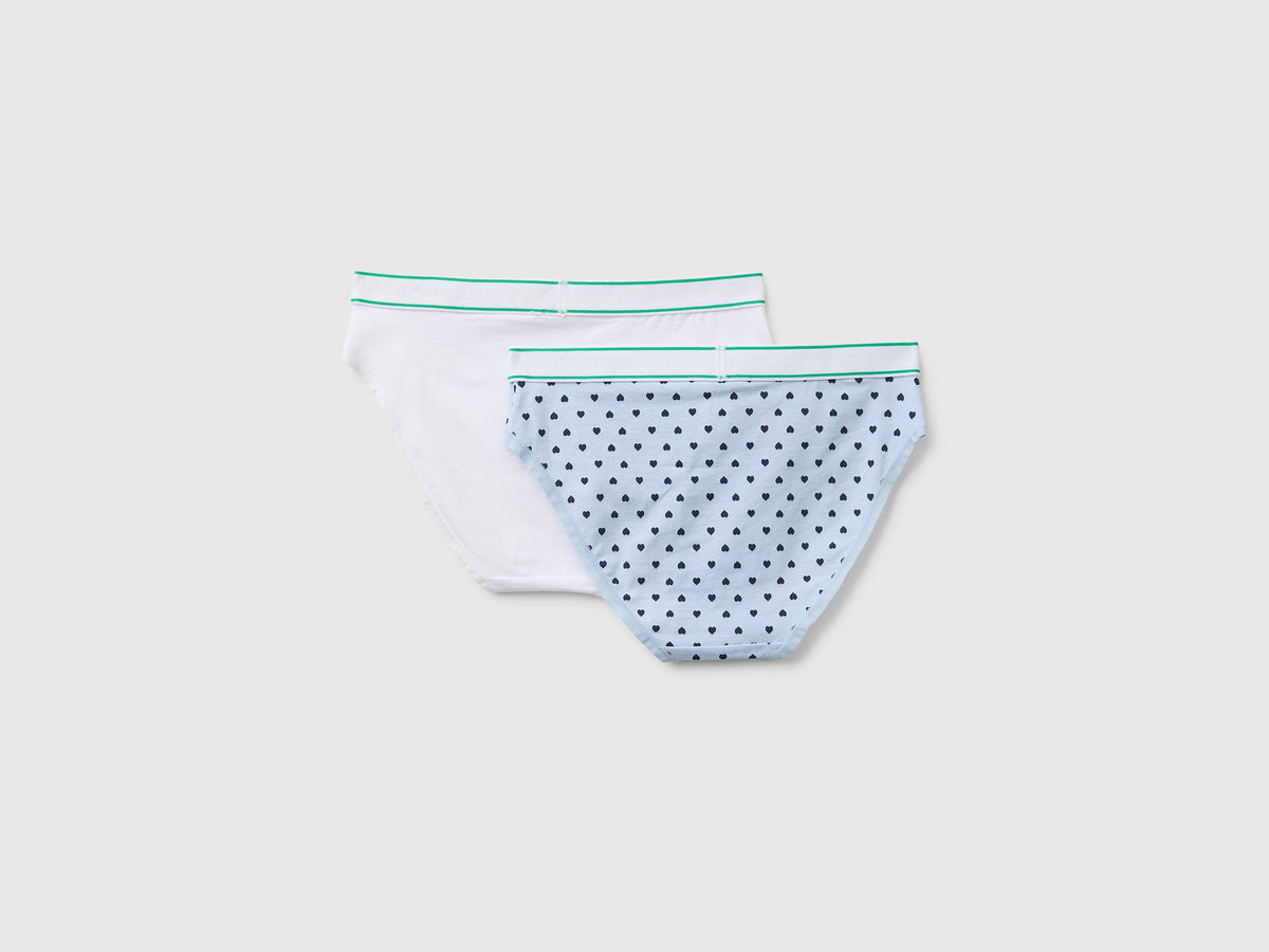 Due slip con elastico logato