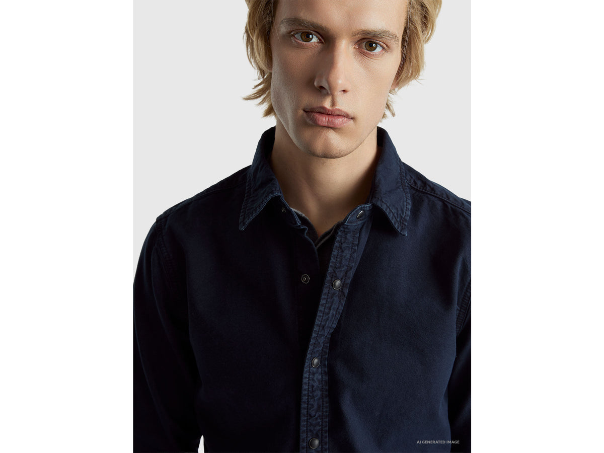 Camicia slim fit 100% cotone